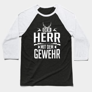 Jäger - der herr mit dem gewehr (white) Baseball T-Shirt